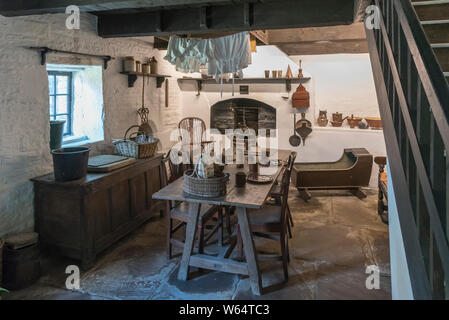 Folk Museum Shibden Hall. Un lavoratore immobiliare's cottage. Foto Stock