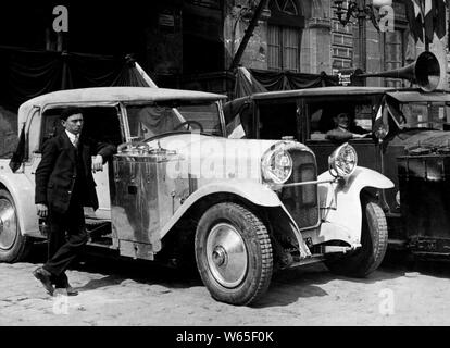 La vettura Gran Turismo di carbone, legno e torba gas, 1920-30 Foto Stock