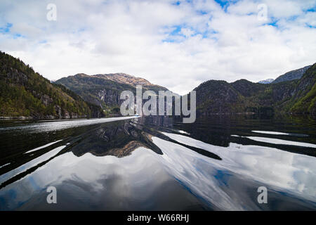 Osterfjord, vicino a Bergen, Norvegia Foto Stock