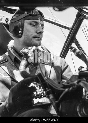 German Airforce Crew in un JU 88 Bomber 1942 durante Worldwar 2 nel 1942 in Russia Foto Stock