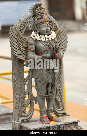 La scultura a Belur tempio vicino Bengaluru (Bangalore),Karnataka, India. Foto Stock