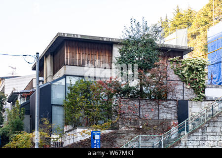 Sky House progettata da Kiyonori Kikutake, 1958; Tokyo, Giappone Foto Stock