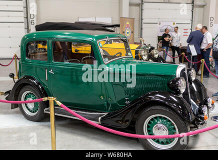 A Cracovia, Polonia - 18 Maggio 2019: Fiat 508 III Junak a Moto Show di Cracovia. Prodotte in 1935 anno Foto Stock