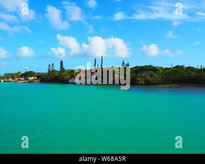 Island hopping nei Mari del Sud Foto Stock