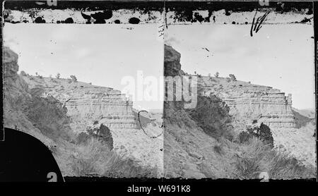 Pareti di roccia del Castello. Summit County, Utah Foto Stock