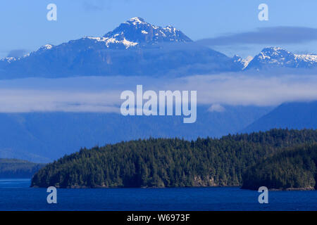Malcolm isola, all'interno di passaggio, l'isola di Vancouver, British Columbia, Canada Foto Stock