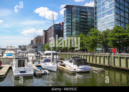 Southwest Waterfront, Washington, DC, Stati Uniti Foto Stock