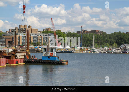 Southwest Waterfront, Washington, DC, Stati Uniti Foto Stock