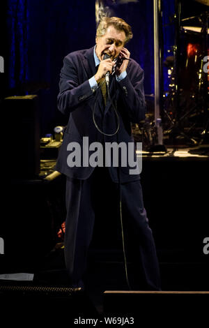 Luglio 30, 2019, Toronto, Ontario, Canada: Inglese cantante e cantautore, Bryan Ferry eseguito un sold out show in Toronto. Nella foto: Bryan Ferry (credito Immagine: © Angelo Marchini/ZUMA filo) Foto Stock