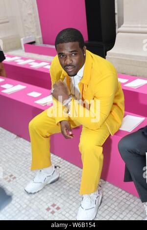 Darold D. Brown Ferguson, Jr., meglio noto con il suo nome di fase di ASAP Ferg, assiste il fashion show di Valentino durante il Paris la moda maschile settimana SPR Foto Stock