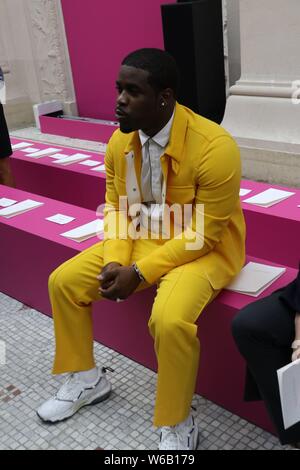 Darold D. Brown Ferguson, Jr., meglio noto con il suo nome di fase di ASAP Ferg, assiste il fashion show di Valentino durante il Paris la moda maschile settimana SPR Foto Stock