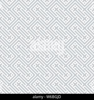 Vector chevron seamless pattern. Infinitamente ripetendo elegante texture elegante costituito da lamine che formano rombi, rettangoli, croci. Abstract Illustrazione Vettoriale