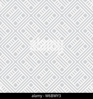 Vector seamless pattern. Moderna ed elegante struttura. Ripetono regolarmente ornamento geometrico con rombi, diamanti. La peste lo sfondo con il rombo Illustrazione Vettoriale