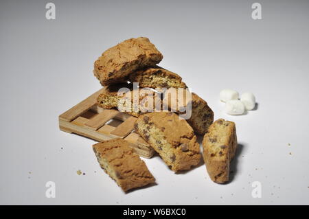 Cookie e marshmallows Foto Stock