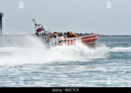 Il Royal National scialuppa di salvataggio Institute, open day, Hayling Island Foto Stock