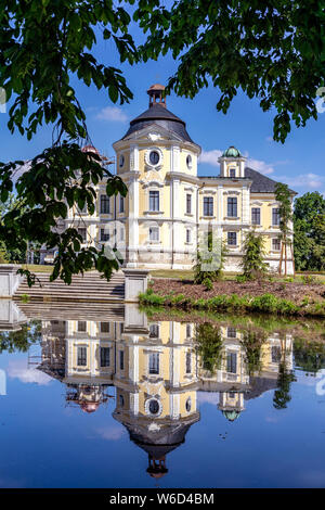 Zámek Kravaře, Moravskoslezský kraj, Slezsko, Ceska republika / Castle Kravare, Moravia, Opava regione della Slesia, Repubblica Ceca Foto Stock