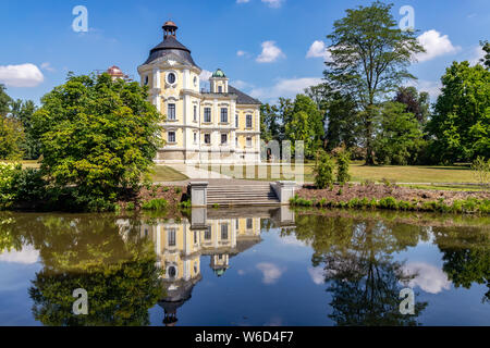 Zámek Kravaře, Moravskoslezský kraj, Slezsko, Ceska republika / Castle Kravare, Moravia, Opava regione della Slesia, Repubblica Ceca Foto Stock