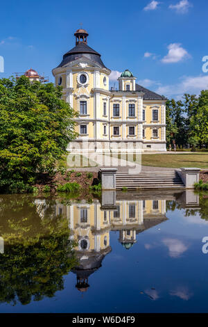 Zámek Kravaře, Moravskoslezský kraj, Slezsko, Ceska republika / Castle Kravare, Moravia, Opava regione della Slesia, Repubblica Ceca Foto Stock