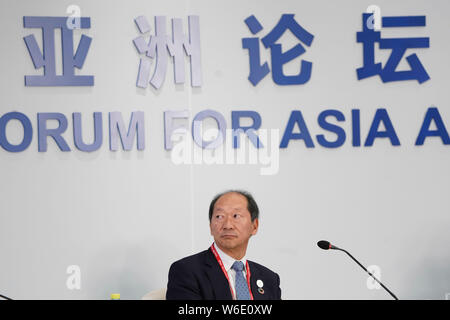 Shigeo Katsu, Presidente Nazarbayev University, assiste i sub-forum di 'avanzare insieme l'Agenda 2030 e gli obiettivi di uno sviluppo sostenibile" Foto Stock