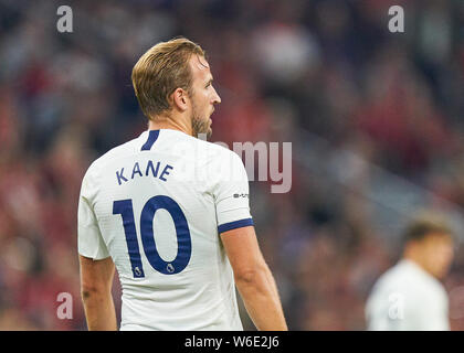 Monaco di Baviera, Germania. 31 Luglio, 2019. Harry Kane, Hotspurs 10 half-size, ritratto, FC Bayern Munich - Tottenham Hotspur 7-8 a.P. Il calcio finale di AUDI CUP 2019, a l l i a n z a r e n a Monaco di Baviera, luglio 31, 2019 Il FCB, stagione 2019/2020, München Credito: Peter Schatz/Alamy Live News Foto Stock