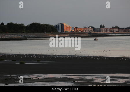 Appartamenti sul lungomare di Broadway Morecambe Foto Stock