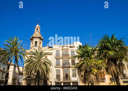 Chiesa di Santa Catalina, Valencia, Spagna . In stile gotico, la chiesa cattolica romana Foto Stock