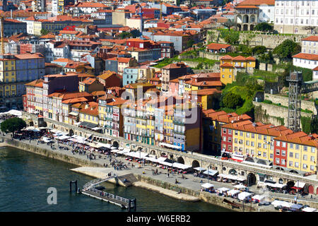 Lungomare Porto Portogallo Foto Stock