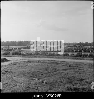 La chiusura del Jerome Relocation Center, Denson, Arkansas. Vista panoramica della Jerome Relocation Center. Foto Stock