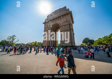 India Gate; Delhi, India Foto Stock