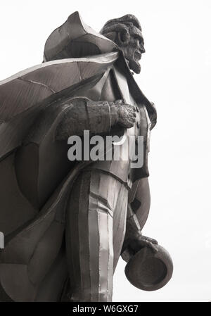 Zio Sam statua centro di Troy NY Foto Stock