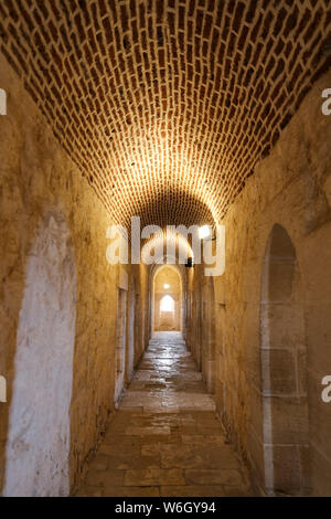 Cittadella di Qaitbay nella città di Alessandria, Egitto Foto Stock