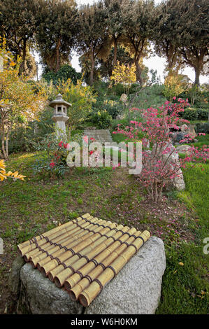 Il 'Giardino giapponese in Firenze, Italia. Foto Stock