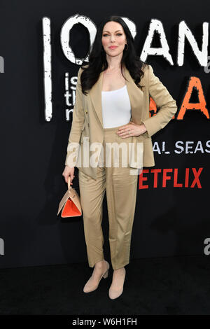 Laura Prepon assiste il 'arancione è il nuovo nero' finale di stagione Premiere mondiale a Alice Tully Hall, Lincoln Center sulla luglio 25, 2019 a New York City. Foto Stock