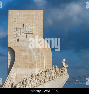 Padrao dos Descobrimentos monumento; Lisbona, regione Lisboa, Portogallo Foto Stock