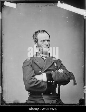 Gen. William T. Sherman; Note Generali: Utilizzo di guerra e di conflitto numero 125 quando si ordina una riproduzione o la richiesta di informazioni su questa immagine. Foto Stock