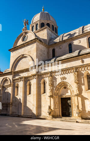 Cattedrale di San Giacomo; Sibenik, Croazia Foto Stock