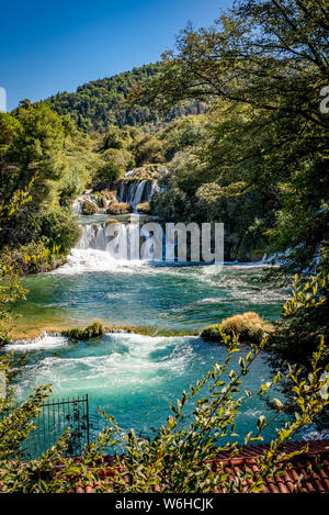 Parco Nazionale di Krka; Croazia Foto Stock