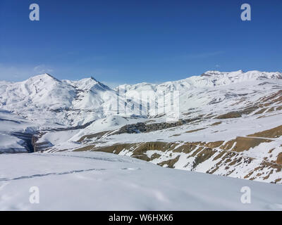 Kibber è un villaggio di alta nella spiti valley in Himalaya in Himachal Pradesh. Esso contiene un monastero e la Kibber santuario della fauna selvatica Foto Stock