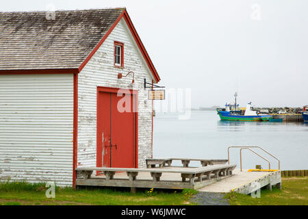 Magazzino del sale, Ryan locali National Historic Site, Bonavista, Terranova e Labrador, Canada Foto Stock