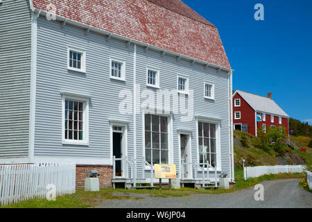 Lester-Garland locali Mercantile e Cooperage, Trinità provinciale sito storico, Trinità, Terranova e Labrador, Canada Foto Stock