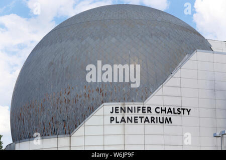 Jennifer Chalsty Planetarium, Liberty Science Center, NJ Foto Stock