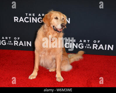 Los Angeles, Stati Uniti d'America. 01 Ago, 2019. LOS ANGELES, Stati Uniti d'America. Agosto 02, 2019: Butler alla premiere di 'L'arte di correre sotto la pioggia" al El Capitan theater. Credito Foto: Paul Smith/Alamy Live News Foto Stock