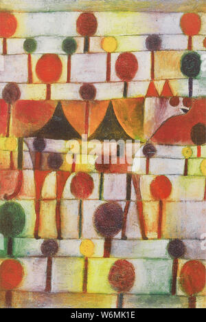 Paul Klee dipinto astratto ideale per la decorazione di interni Foto Stock