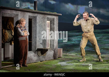 Edimburgo, Scozia. Regno Unito. Il 1 agosto 2019. Premere il tasto di chiamata Peter Gynt una parte di Edinburgh International Festival 2019. Andrew Eaton/Alamy Live News. Foto Stock