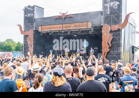 Wacken, Deutschland. 31 Luglio, 2019. Trentesimo Wacken Open Air Festival - W: O: UN 2019. Wacken, 31.07.2019 | Utilizzo di credito in tutto il mondo: dpa/Alamy Live News Foto Stock