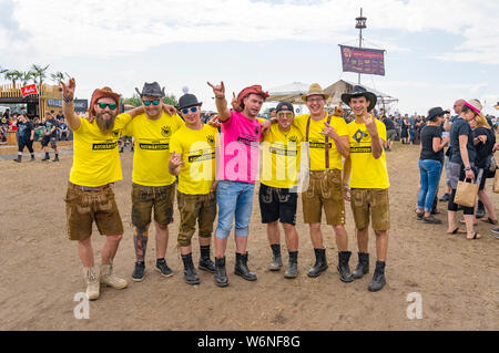 Wacken, Deutschland. 31 Luglio, 2019. Trentesimo Wacken Open Air Festival - W: O: UN 2019. Wacken, 31.07.2019 | Utilizzo di credito in tutto il mondo: dpa/Alamy Live News Foto Stock