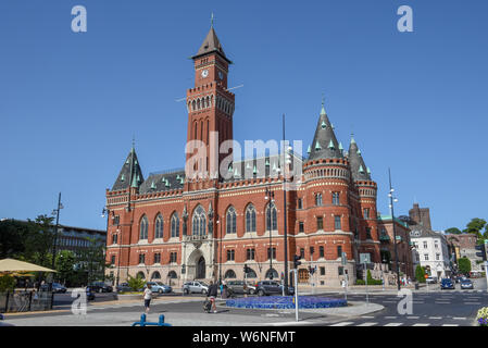 Helsingborg, Svezia - 29 Giugno 2019: il municipio di Helsingborg in Svezia Foto Stock