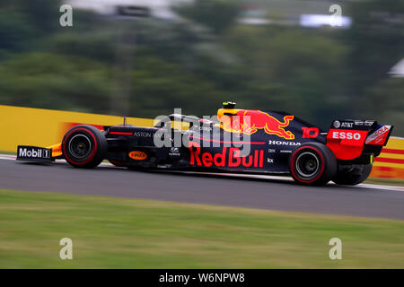 Budapest, Ungheria. 2 agosto 2019. #10 Pierre Gasly, Aston Martin RedBull Racing Honda. GP di Ungheria, Budapest 2-4 agosto 2019 Budapest 02/08/2019 GP Ungheria Formula 1 Championship 2019 Gara Foto Federico Basile/Insidefoto Credito: insidefoto srl/Alamy Live News Foto Stock