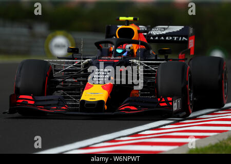 Budapest, Ungheria. 2 agosto 2019. #10 Pierre Gasly, Aston Martin RedBull Racing Honda. GP di Ungheria, Budapest 2-4 agosto 2019 Budapest 02/08/2019 GP Ungheria Formula 1 Championship 2019 Gara Foto Federico Basile/Insidefoto Credito: insidefoto srl/Alamy Live News Foto Stock