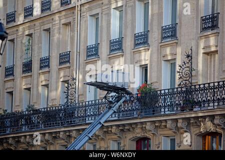 Parigi 4° arrondissement, Ile Saint Louis, spostamento Foto Stock